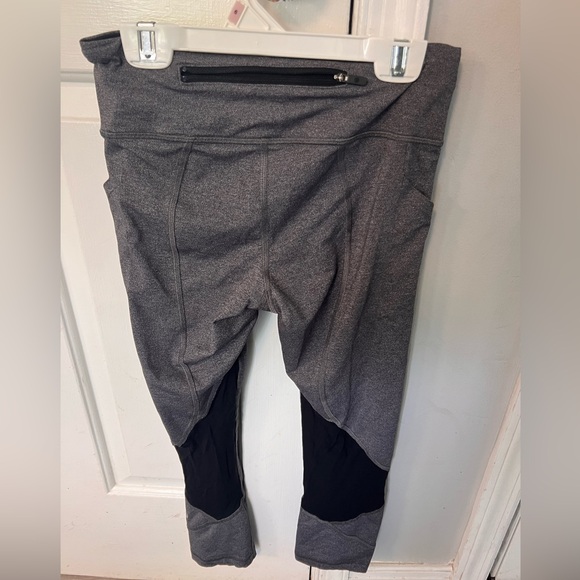 Grey Lululemon Leggings Size 4 - Picture 2 of 4